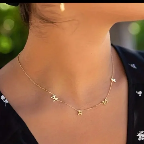 mama gold chain necklace new - Picture 1 of 4